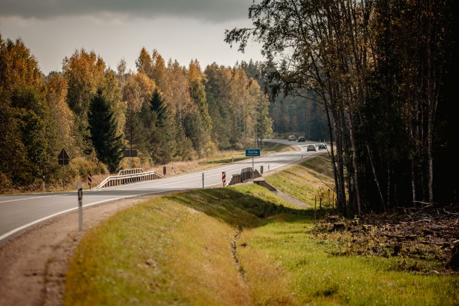 Autoceļš P35 pie Dzirlas tilta